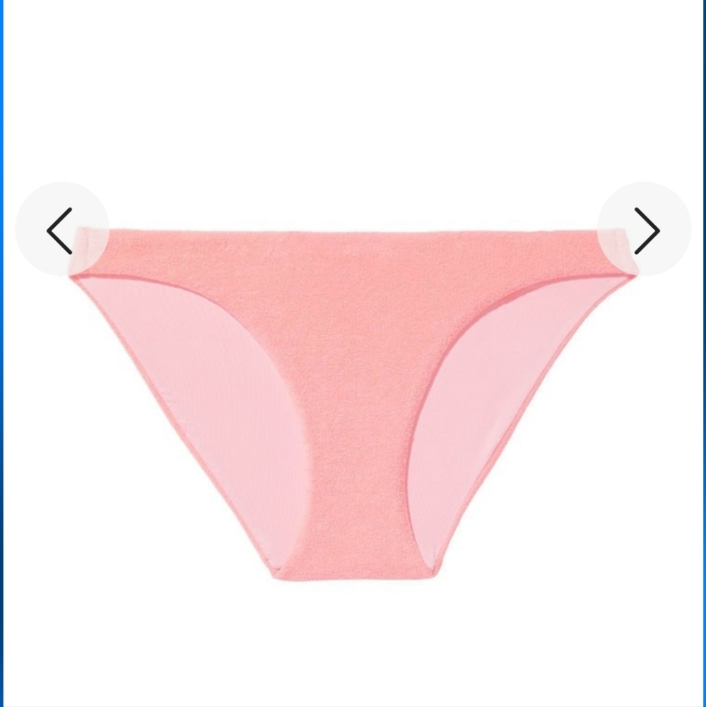 BIKINI BOTTOM Victoria's Secret Essential Terry Bottom 👙  Swim in Pink Cocktail - Picture 2 of 12